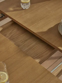 Weathered Oak Dining Table - Extendable