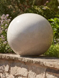 White Glazed Orb