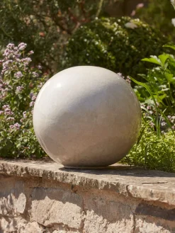 White Glazed Orb