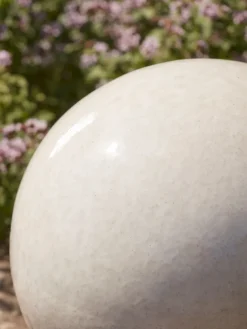 White Glazed Orb