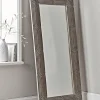 Whitewashed Full Length Mirror