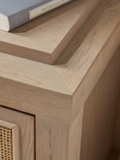 Wicker Bedside Table