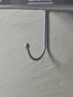 Wirework Shelf & Hooks