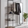 Wood & Metal Clothes Rail