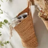 Woven Hanging Storage Basket - Large