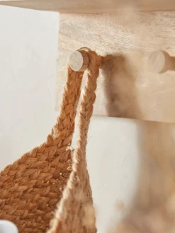 Woven Hanging Storage Basket - Large
