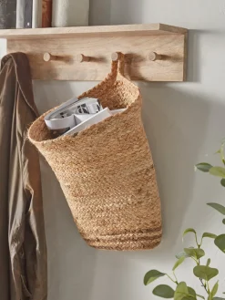 Woven Hanging Storage Basket - Small