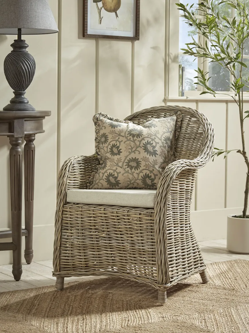 Woven Rattan Occasional Chair