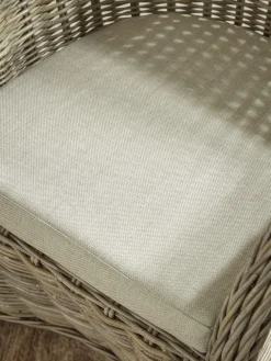 Woven Rattan Occasional Chair