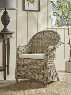 Woven Rattan Occasional Chair