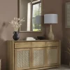 Woven Teak Sideboard