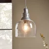 Zinc & Glass Pendant